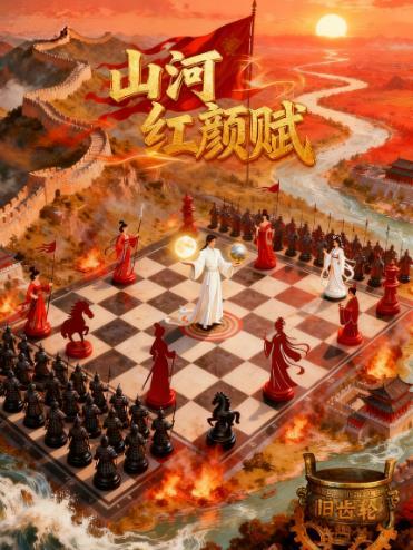 山河颜色红转白